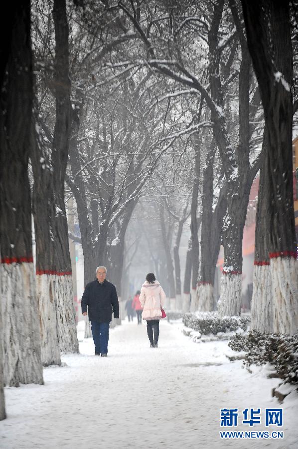 （晚報）（3）太原積雪路難行