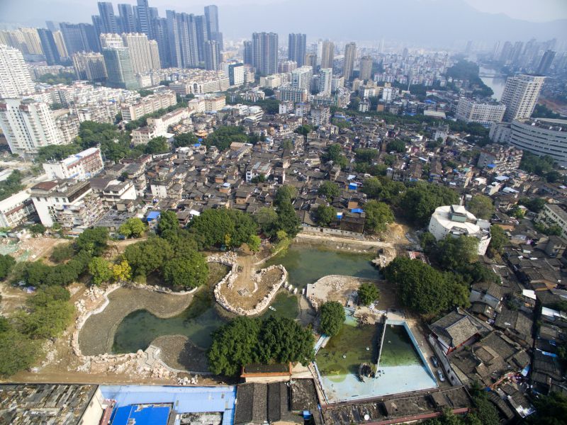 南公園5000噸太湖石造景　將恢復成明清園林風格